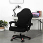 Decobites High Back Armchair Cover: Elastic Accent for Office Computer Game Solid Chair