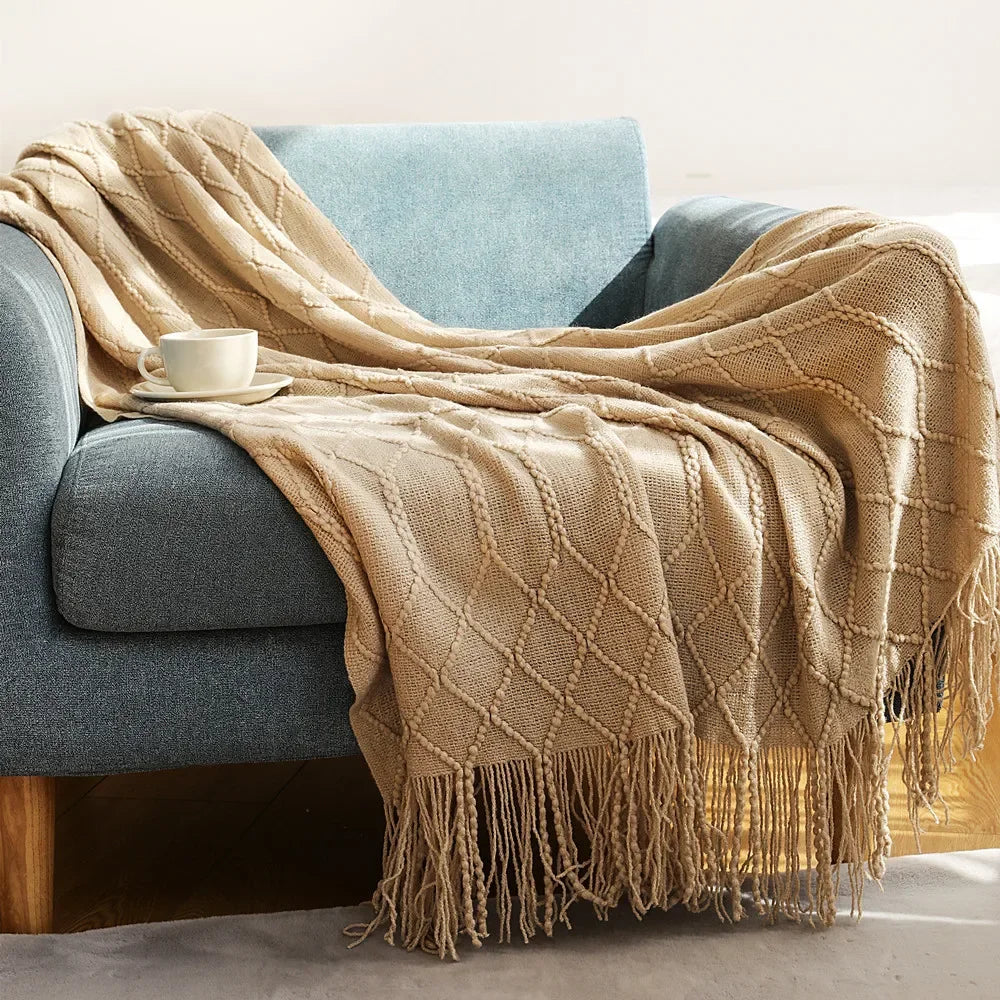 Nordic Wool Throw Blanket