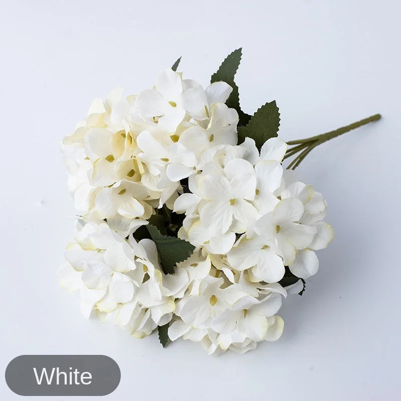 DecorBites™ Hydrangea Branch Decor - High Quality Artificial Silk Flowers for Home Wedding Party