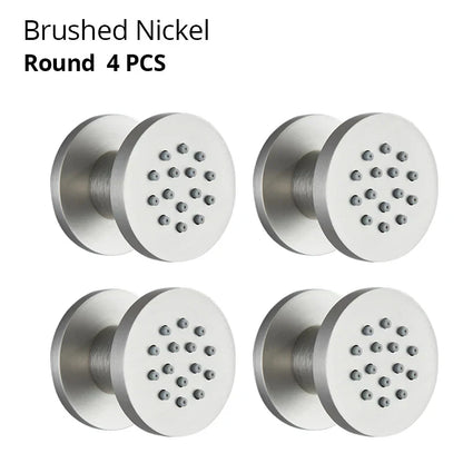 DecorBites™ Brass Body Round Shower SPA Jets for Luxurious Bathroom Massage Experience