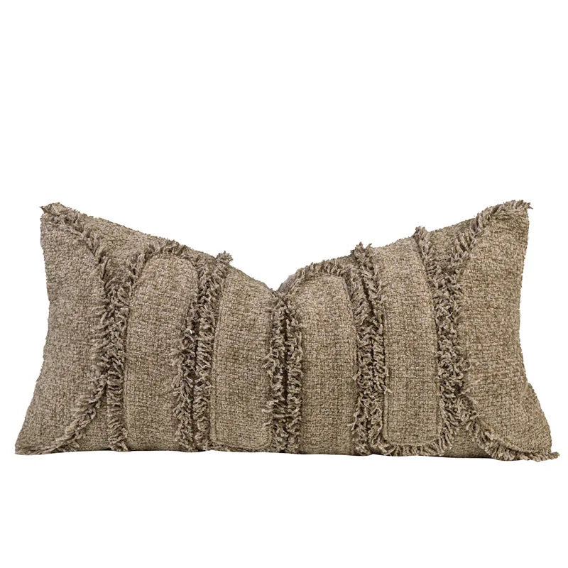 Funda de Almohada de Lujo Negra Esponjosa Decorbites™ - Diseño de Simplicidad Moderna y Art Deco