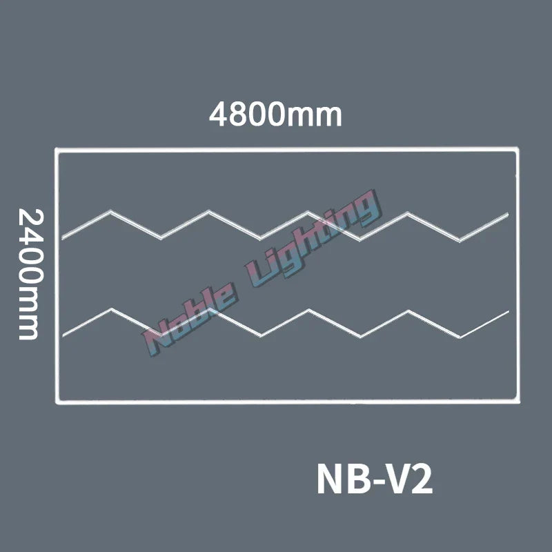 DecorBites™ Hexagon Honeycomb LED Garage Ceiling Light