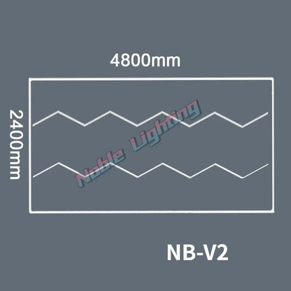 DecorBites™ Hexagon Honeycomb LED Garage Ceiling Light