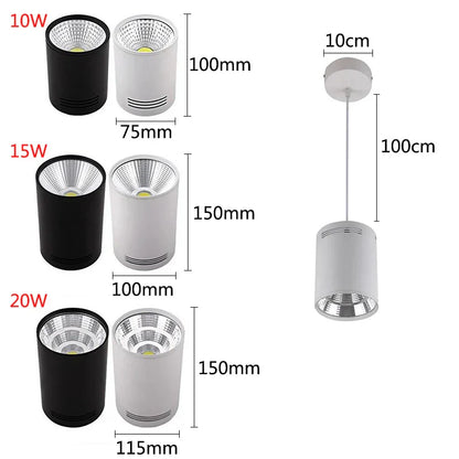 DecorBites™ COB LED Pendant Ceiling Spot Light for Kitchen/Home/Office Indoor Lighting