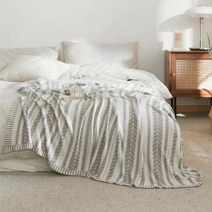 DecorBites™ Bamboo Knitted Cooling Blanket