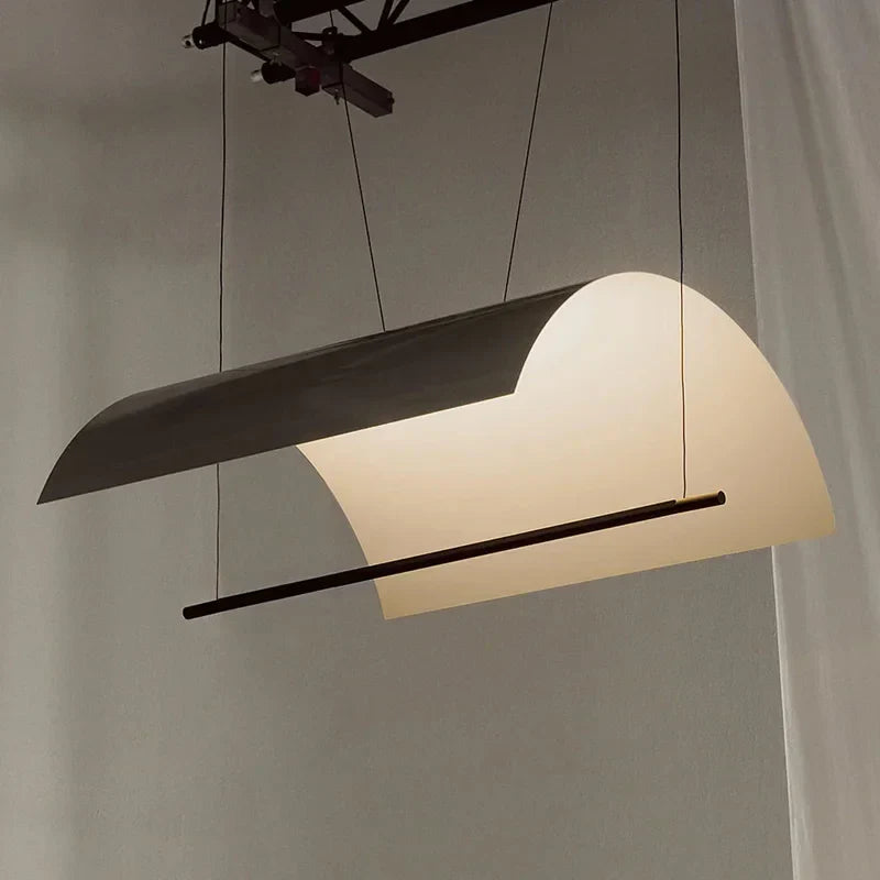 DecorBites™ Lamina LED Pendant Light: Minimalist Design for Office, Living Room, Restaurant, Bar.