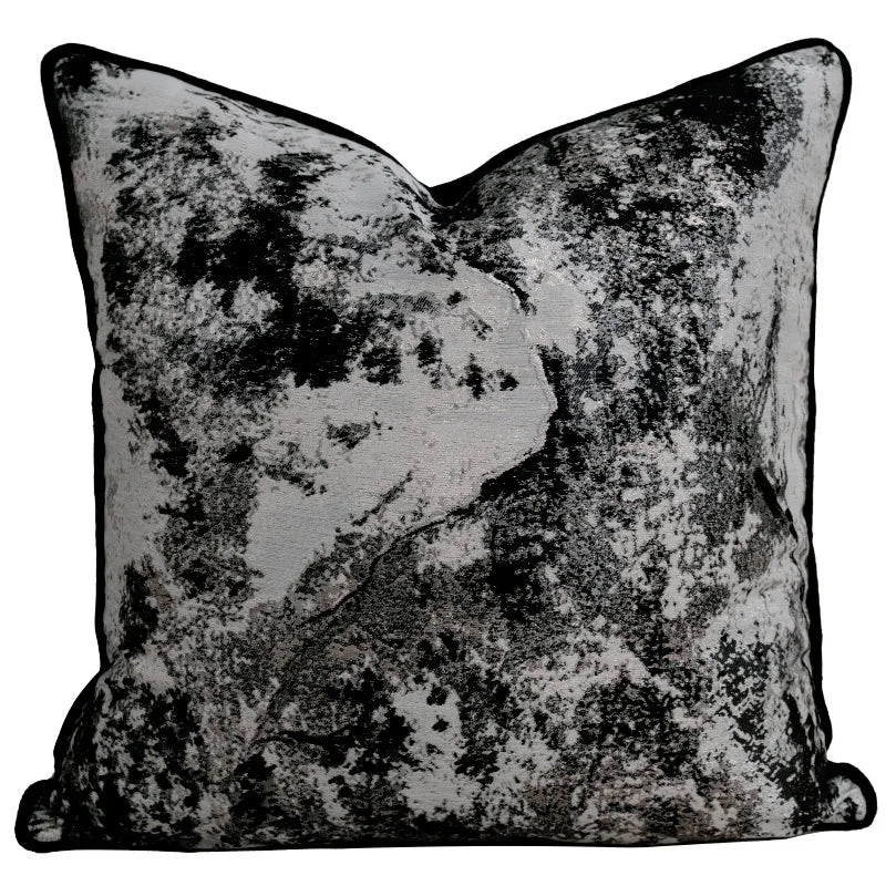 DecorBites™ Black & White Light Luxury Designer Pillow Cover - Living Room & Hotel Sofa Décor