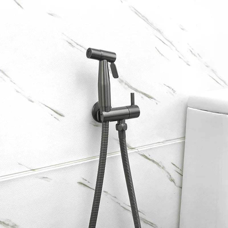 Decorbites™ Grifo de Bidé Dorado Pulverizador Manual de Grifo de Agua Fría Único Grifo Higiénico para Inodoro Ducha