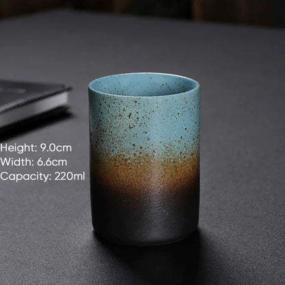 DecorBites™ Japanese Style Ceramic Tea Coffee Cups Latte Mug Espresso Afternoon Teacup Water Mug