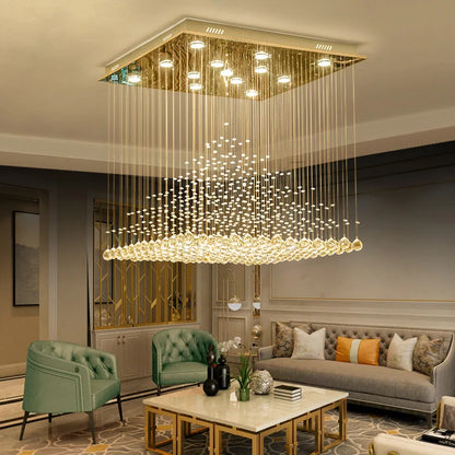 DecorBites™ Elegant Duplex Villa Hotel Lobby Chandelier