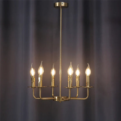 DecorBites™ Iron Art Chandelier Lights for Dining Living Room Kitchen - E14 Candle Fixtures