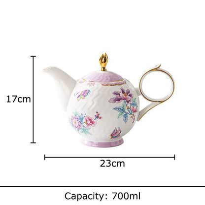 DecorBites™ Flowers Pattern Coffee Mug Set for Elegant Dining Table Décor