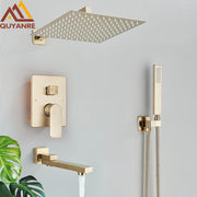 Gold Wall Shower System