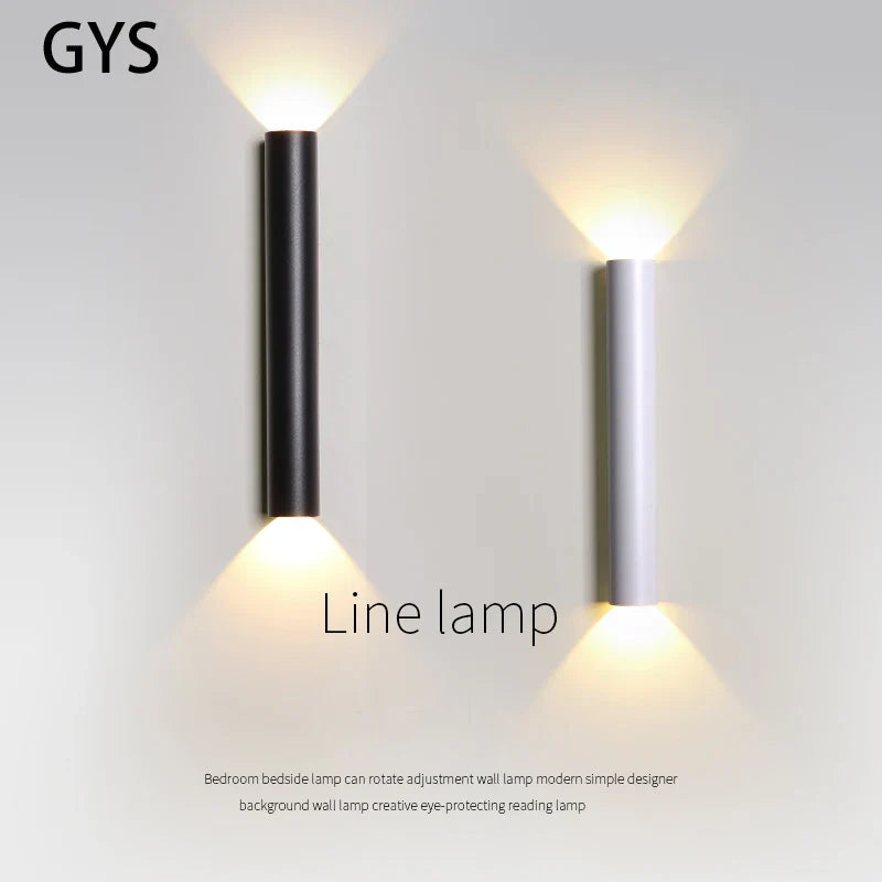 DecorBites™ LED Wall Lamp: Lone Line Up and Down Light for TV Background or Bedroom