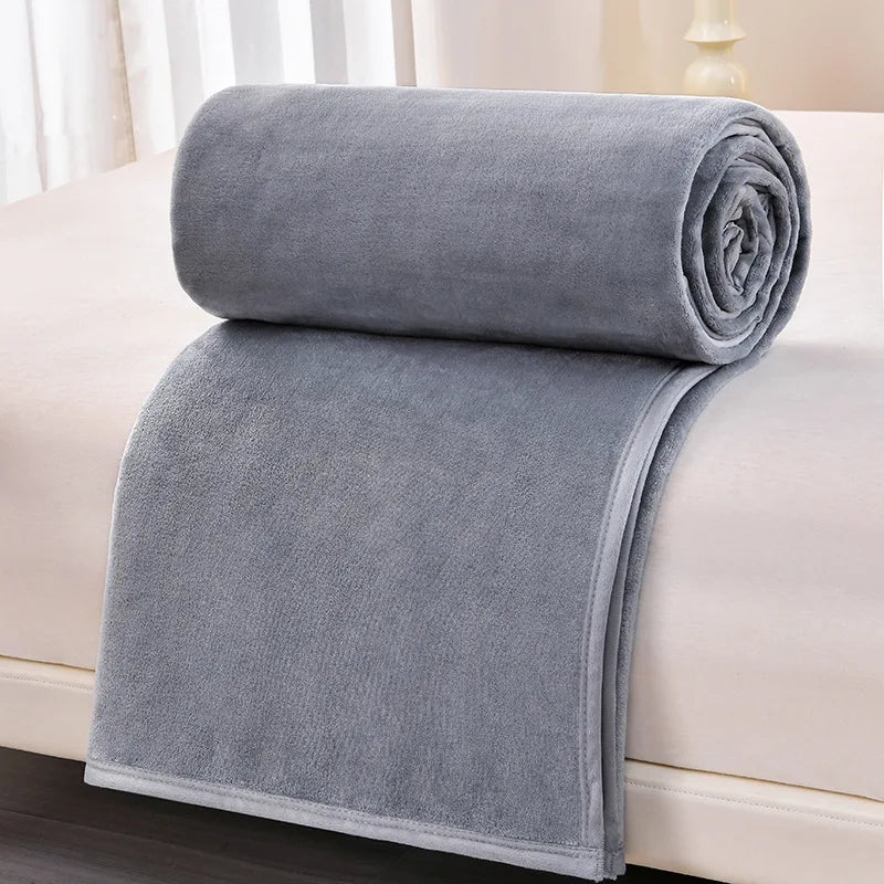 Manta de franela acogedora DecorBites™: Funda de sofá multifuncional para adultos