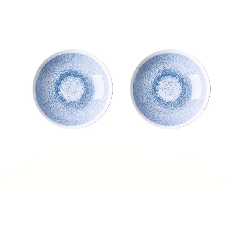 Plato hondo de cerámica DecorBites™ - Plato hondo de estilo japonés con esmalte craquelado