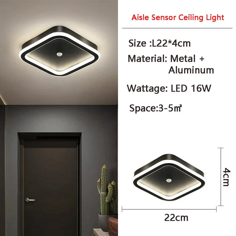 DecorBites™ LED Motion Sensor Ceiling Lamp for Home - Indoor Lighting Fixtures