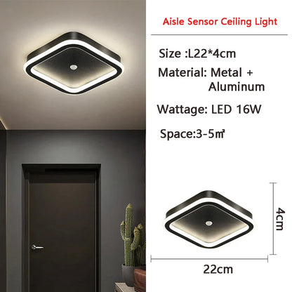 DecorBites™ LED Motion Sensor Ceiling Lamp for Home - Indoor Lighting Fixtures