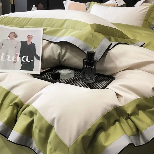 DecorBites™ 1000TC Egyptian Cotton Luxury Hotel Bedding Set - Queen/King Size