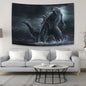 Monster Movie Tapestry Wall Hanging by Decobites - Boho Canvas Art Bedroom Decor