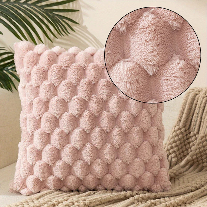 DecorBites™ Knit Decorative Pillow Covers Soft Modern Cushion for Living Room Sofa