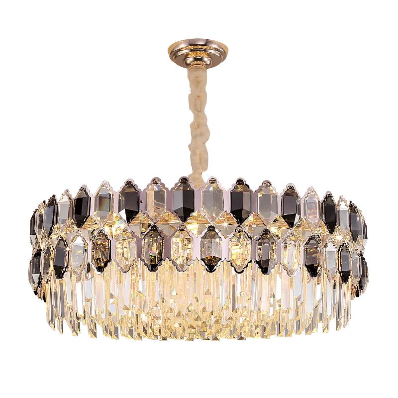 DecorBites™ Crystal Chandelier: Postmodern Living Room Dining Bedroom Lamp, Luxury & Creative