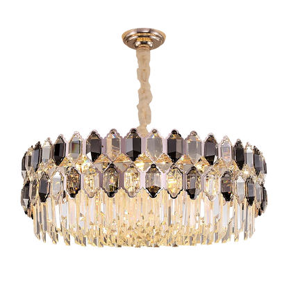 DecorBites™ Crystal Chandelier: Postmodern Living Room Dining Bedroom Lamp, Luxury & Creative
