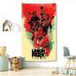 Decobites Rock Rap Tapestry Banner Flag Wall Hanging Posters Music Print Polyester