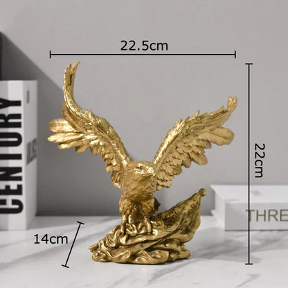 DecorBites™ Flying Eagle Resin Desk Decoration - Creative Sculpture for Room Aesthetic