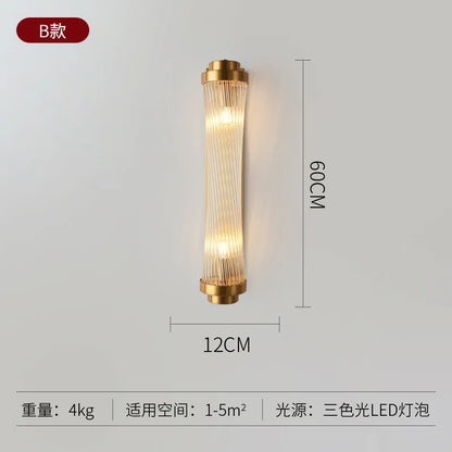 DecorBites™ Crystal Wall Lamp: Modern Luxury for Living Room, Bedroom, and Aisle