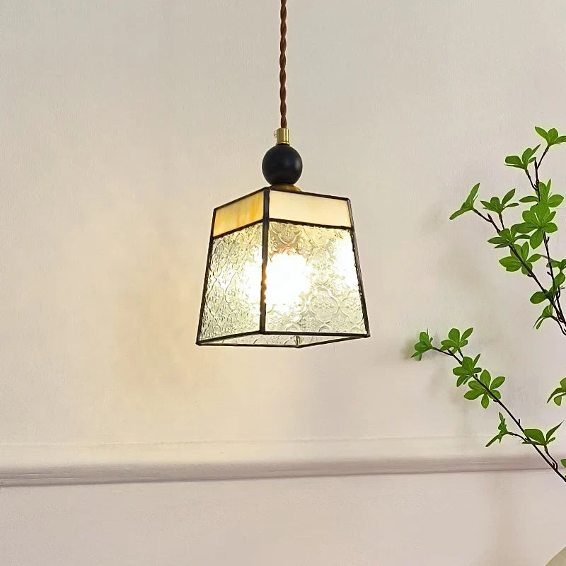 DecorBites™ Clear Glass LED Pendant Light Bar Dining Room Decor Hang Lamp Luminaire