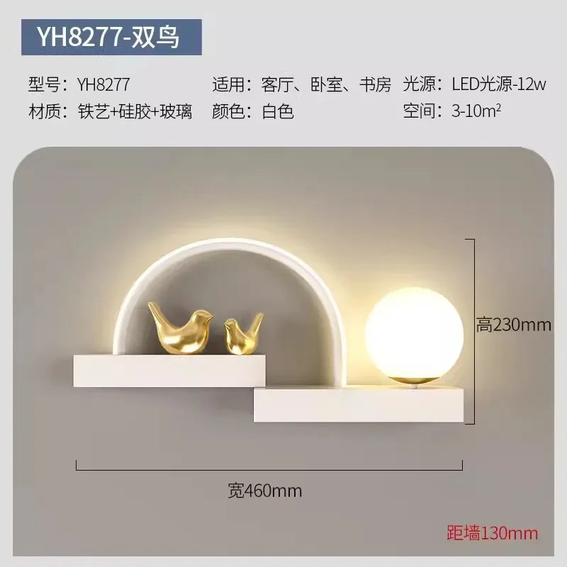 DecorBites™ Bird Wall Lights: Modern LED Nordic Living Room Lighting