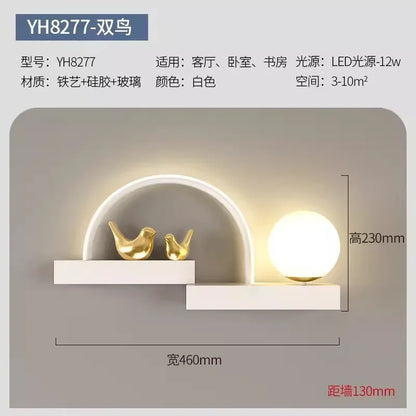 DecorBites™ Bird Wall Lights: Modern LED Nordic Living Room Lighting