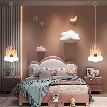 DecorBites™ Castle Kids Chandelier LED Light for Bedroom Decor