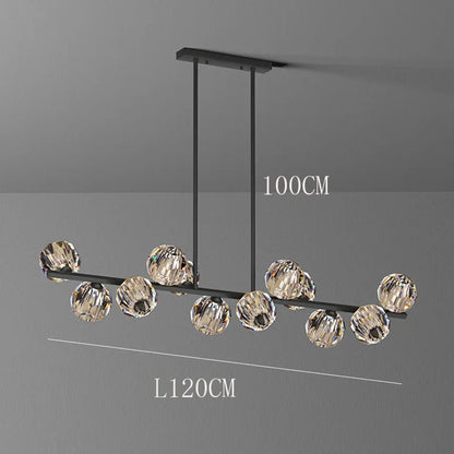 ثريا كريستال DecorBites™‎ معلقة لغرفة المعيشة وغرفة الطعام بديكور فاخر