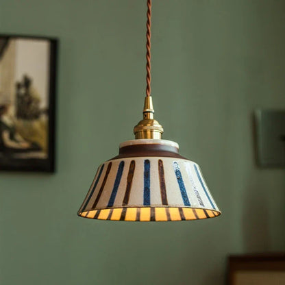 مصباح معلق LED من DecorBites™‎ مطلي بألوان زاهية مناسب للمنزل وغرفة الطعام والمعيشة