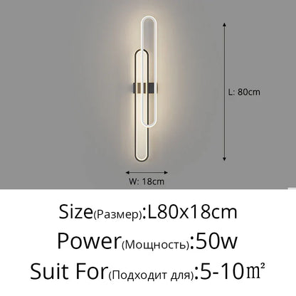 DecorBites™ LED Wall Lights for TV Background Bedroom Sconce - Nordic Style Indoor Lighting