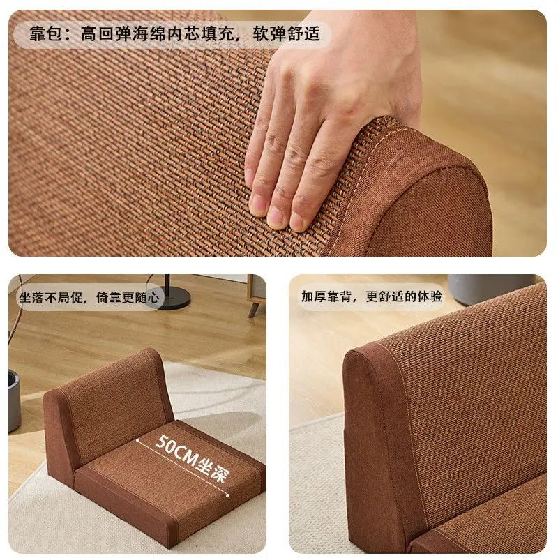 Decorbites™ Japanische Tatami-Stühle im Stil, Raumstühle, beinlose Stühle, Buchtfensterstühle, Stühle mit Rückenlehne