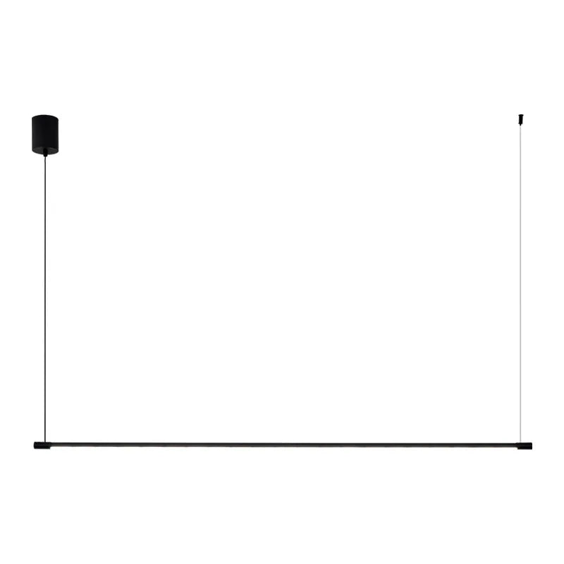 DecorBites™ Black Dimmable Led Linear Pendant for Dining Room Chandelier