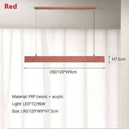 DecorBites™ LED Strip Chandelier Pendant Lights for Dining Room and Bar