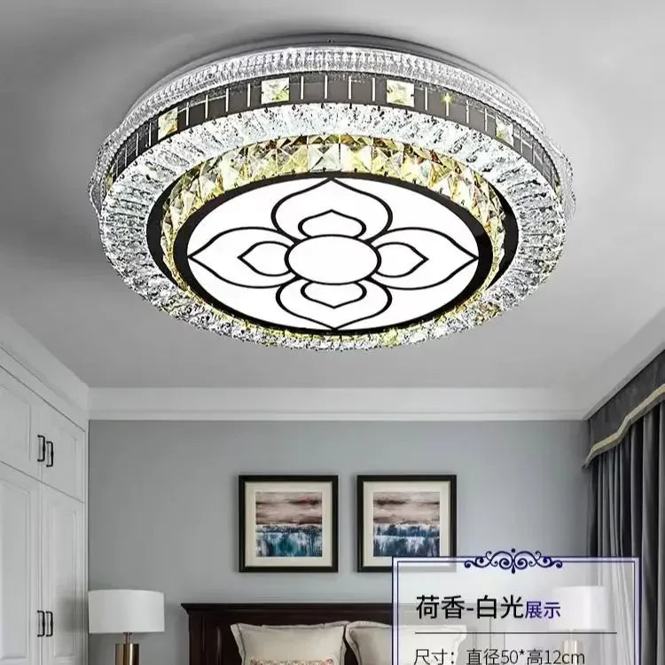 DecorBites™ Crystal LED Ceiling Lamp for Modern Home Decor
