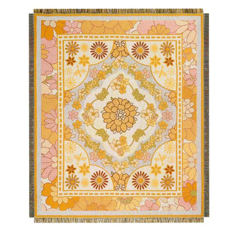 DecorBites™ Cat Strawberry Knitted Blanket Sofa Cover