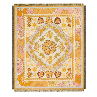 DecorBites™ Cat Strawberry Knitted Blanket Sofa Cover