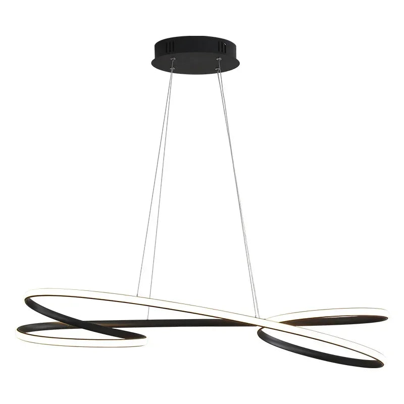 DecorBites™ LED Chandelier Modern Indoor Gold Decor Pendant Light Fixture for Home, Restaurant, Hotel