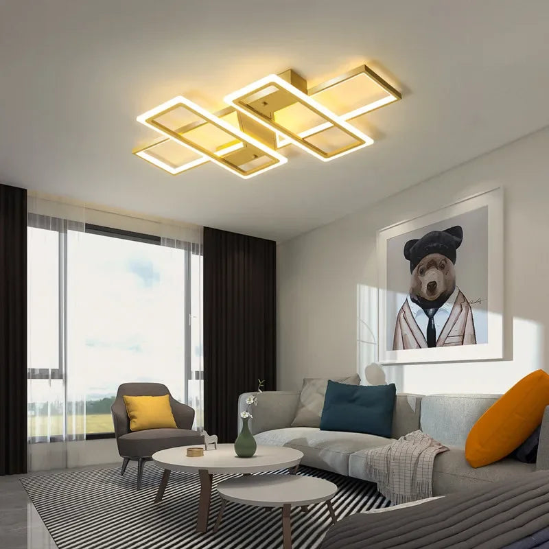 Lámpara de techo LED DecorBites™: Iluminación moderna para salón, comedor y cocina