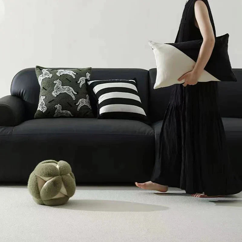 DecorBites™ Embroidered Jacquard Luxury Pillow Cover - Retro Light Luxury Cushion Cover