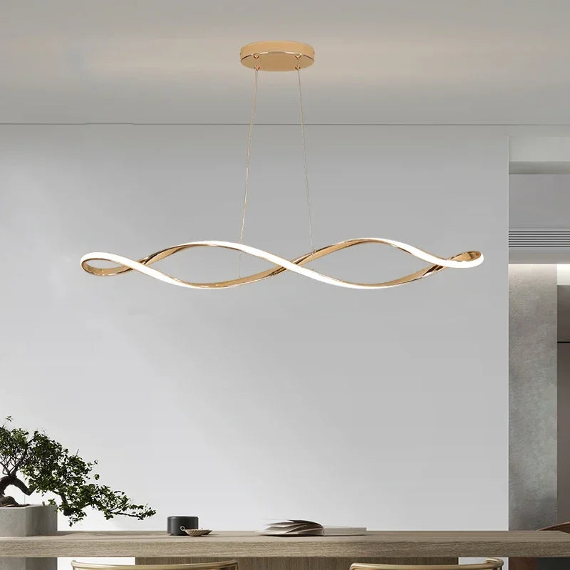 DecorBites™ LED Pendant Light: Modern Hanging Lamp for Living Dining Room Kitchen Bar Loft