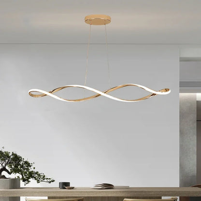DecorBites™ LED Pendant Light: Modern Hanging Lamp for Living Dining Room Kitchen Bar Loft