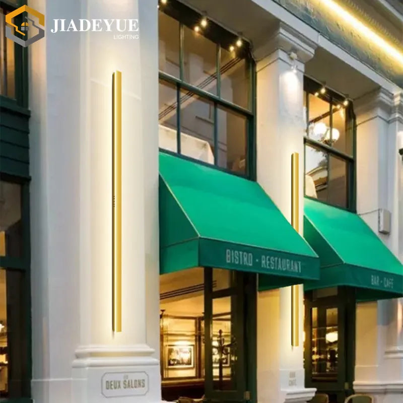 DecorBites™ Golden Modern Outdoor LED Wall Light - IP65 Waterproof Garden Lighting