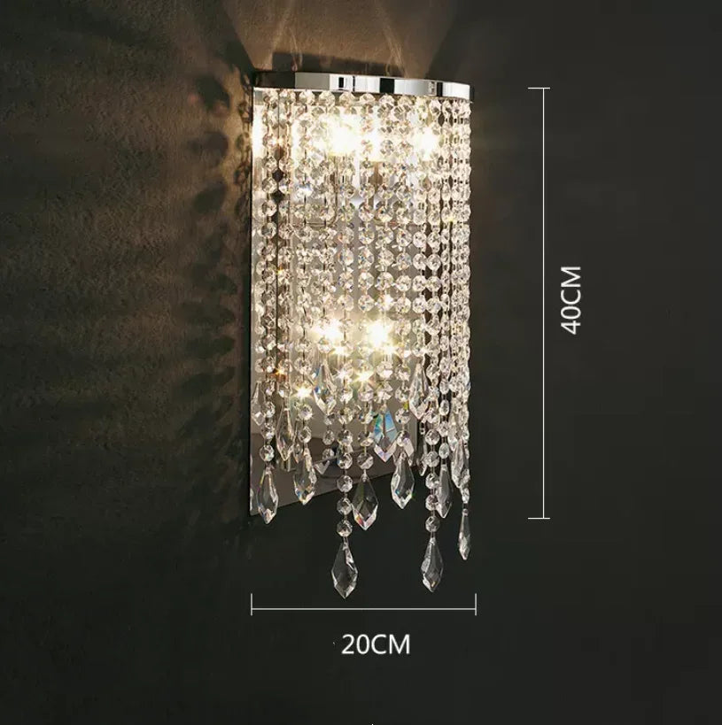 DecorBites™ Crystal Chandelier: Modern Nordic LED Pendant Lighting Fixture for Luxe Home Decor